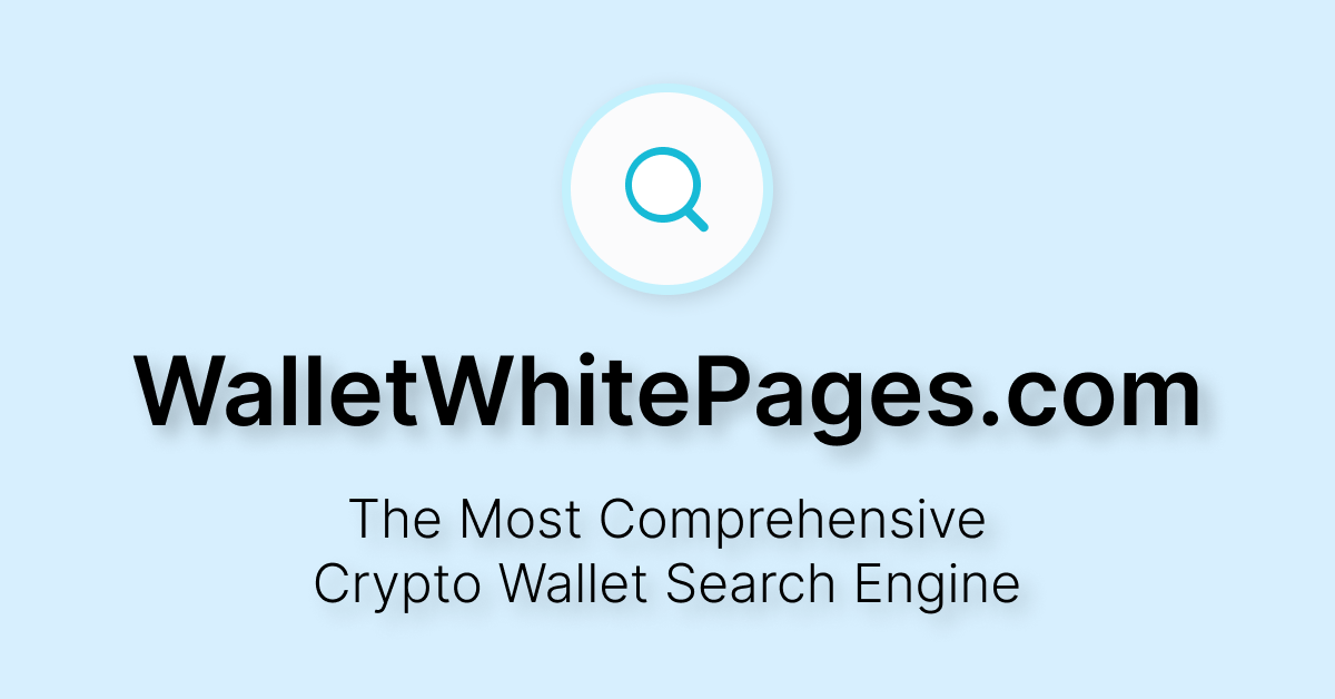 WalletWhitePages: The Crypto Intelligence Platform for Real-World Wallet Attribution