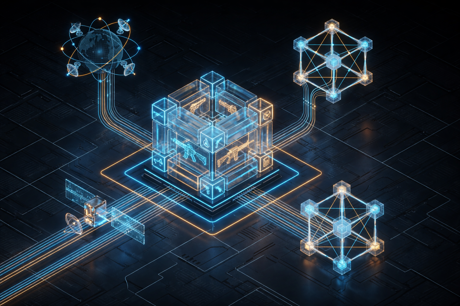WARD: Securing the Line of Fire with Blockchain and AI