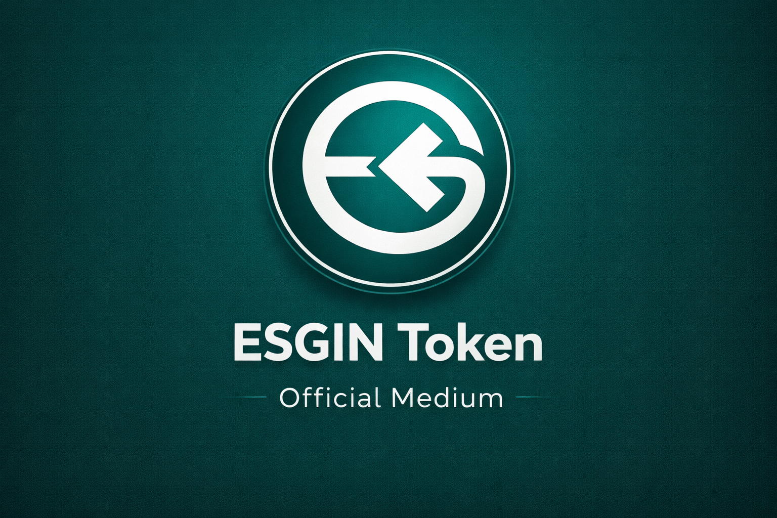 Welcome to the Official ESGIN Token Medium