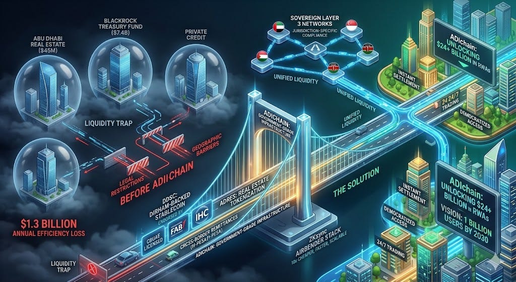 When Tokenisation Meets Reality: How ADIchain Is Solving Blockchain’s $1.3