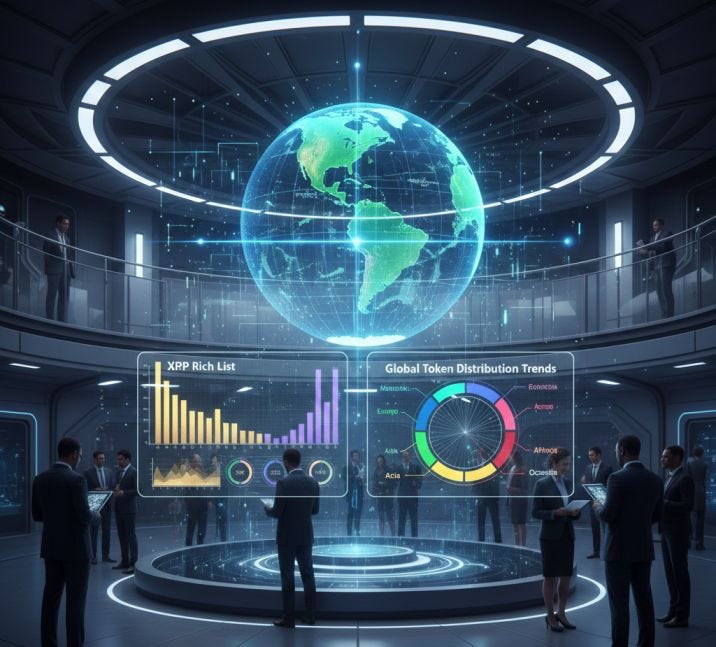 XRP Rich List and Global Token Distribution Trends