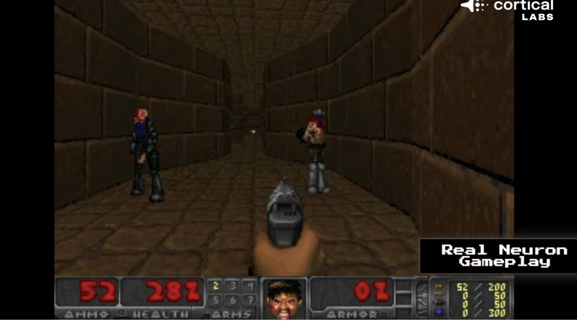 200,000 living human brain cells fused with silicon successfully play Doom game