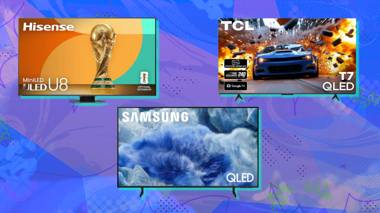 3 of the best TV deals to shop this weekend: TCL, Hisense, and Samsung at record lows