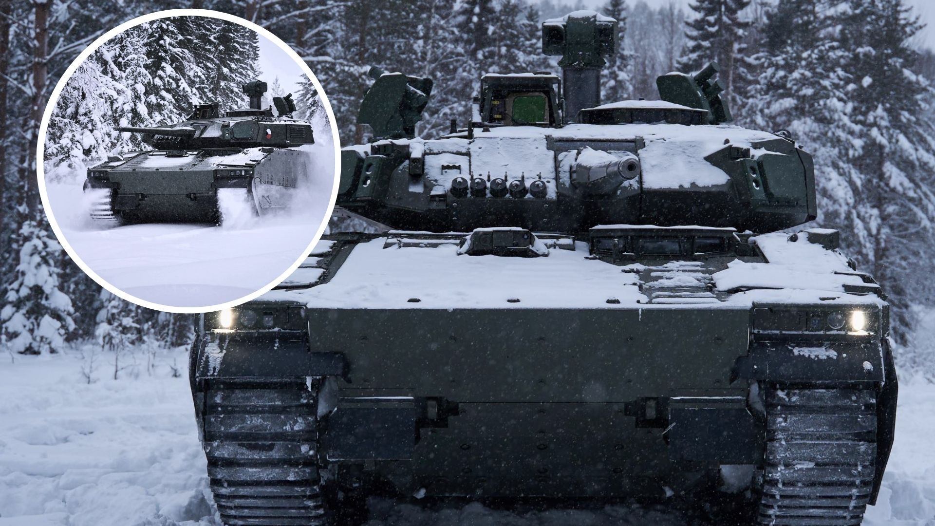 38-ton fighting vehicle demonstrates power in extreme cold, deep snow in new tests