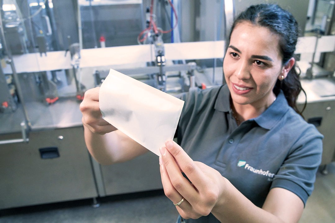 A new manufacturing process uses lasers to seal paper packaging instead of glue