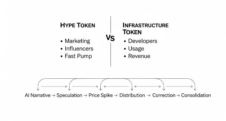 AI Tokens Are Pumping Again — But 90% of Them Will Die