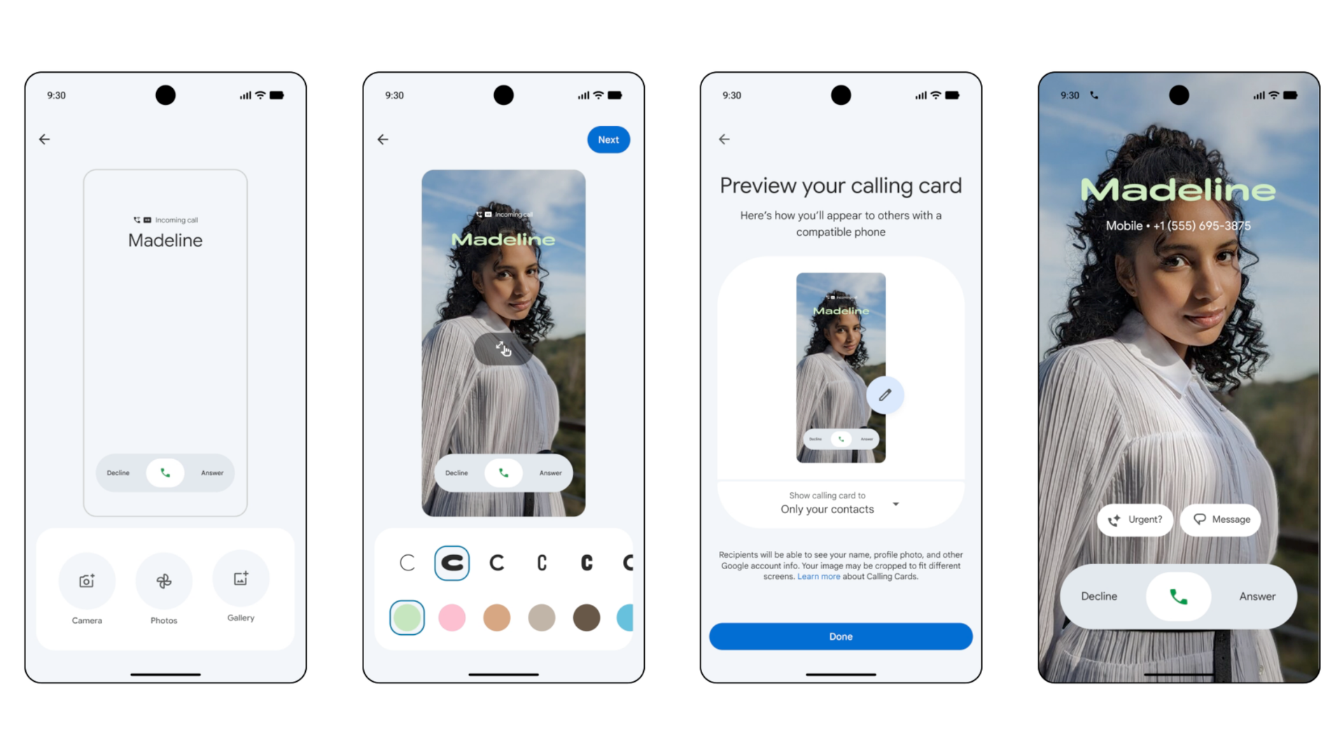 Android adds custom caller ID cards, new location sharing features