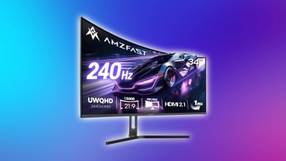 Anzeige: 34 Zoll großer Curved-Monitor mit 240 Hz 90 Euro günstiger