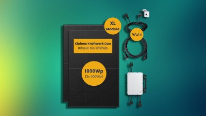 Anzeige: Balkonkraftwerk bei Kleines Kraftwerk jetzt für nur 299 Euro