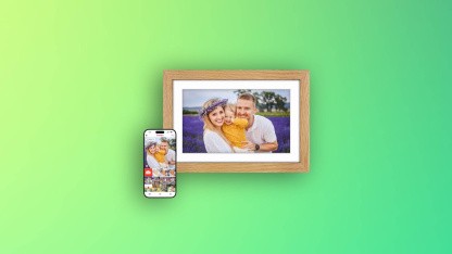 Anzeige: Digitaler Bilderrahmen aus Holz für unter 65 Euro bei Amazon