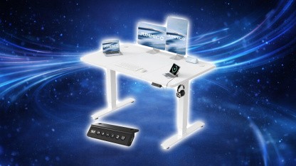 Anzeige: Höhenverstellbarer Schreibtisch für keine 55 Euro