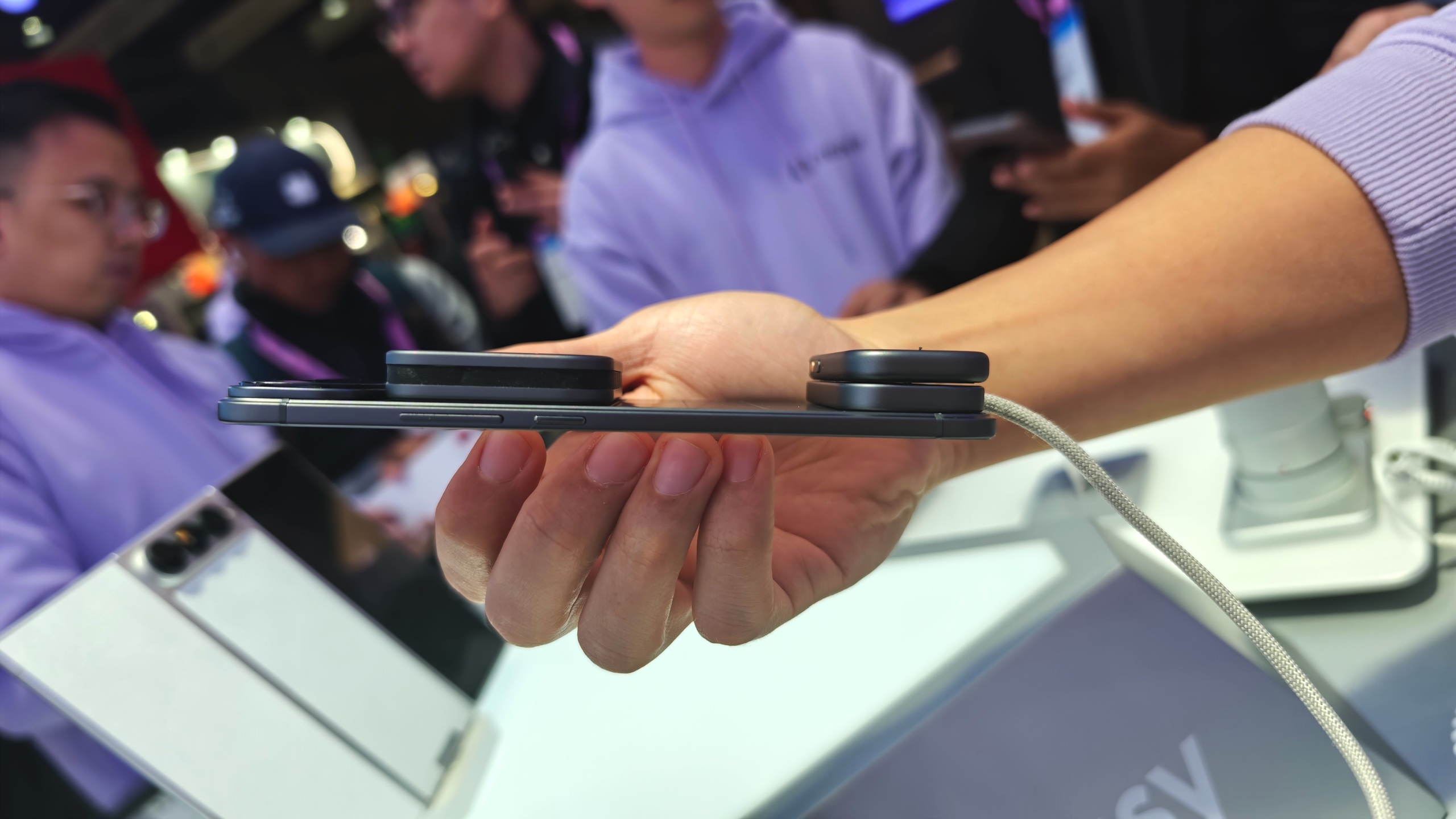 At MWC, Tecno’s super-thin modular concept phone doesn’t even have a wired charging port