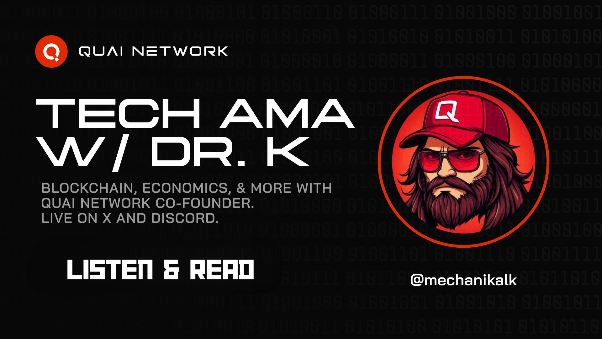 ​[Audio + Transcript] Quai Network Technical AMA with Dr.