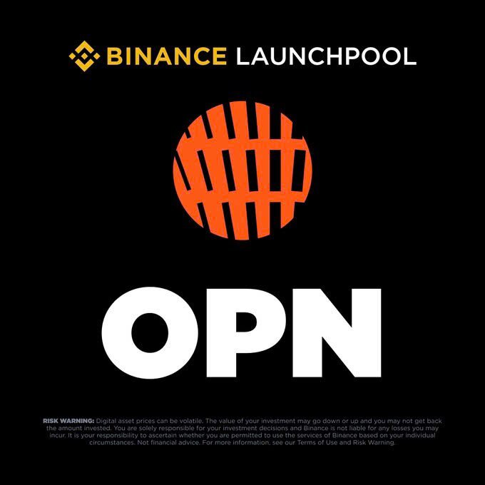 Binance Introduces OPN on Launch pool: 72nd Project