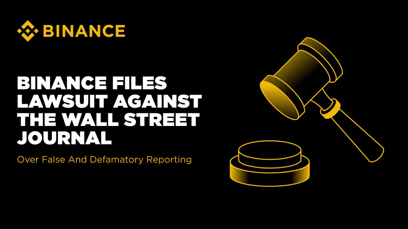 Binance Sues WSJ Over “False Report” as Sanctions Exposure Drops 96.8%