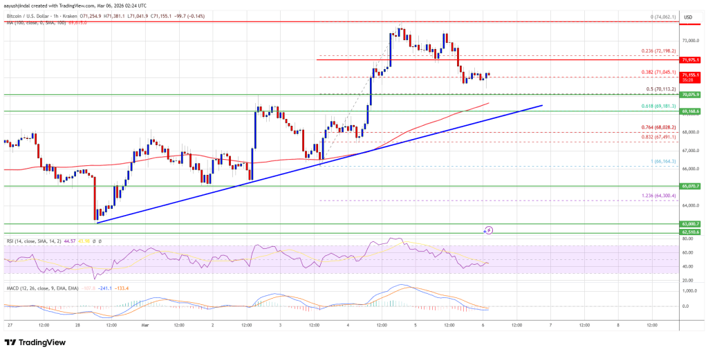 Bitcoin Price Rally Slows, Consolidation Signals Possible Next Move
