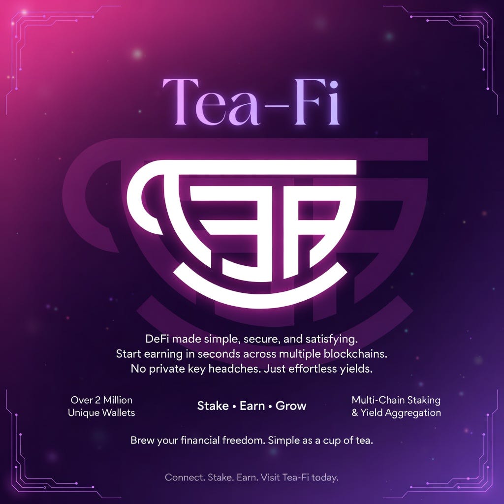 Brewing Simplicity: How Tea-Fi Turns Complex DeFi Into Your Daily Cup of Opportunity