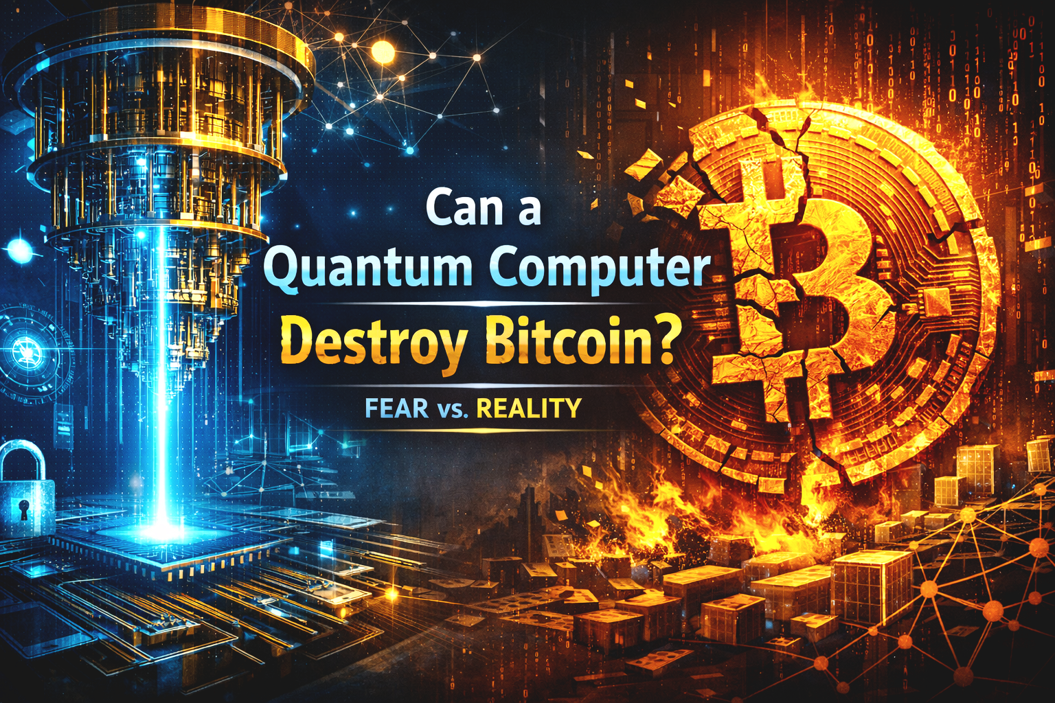 Can a Quantum Computer Destroy Bitcoin?