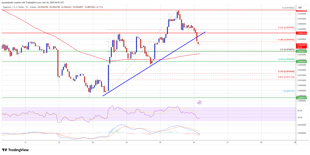 Dogecoin (DOGE) Stalls in Range, Bulls Fail to Seize Momentum