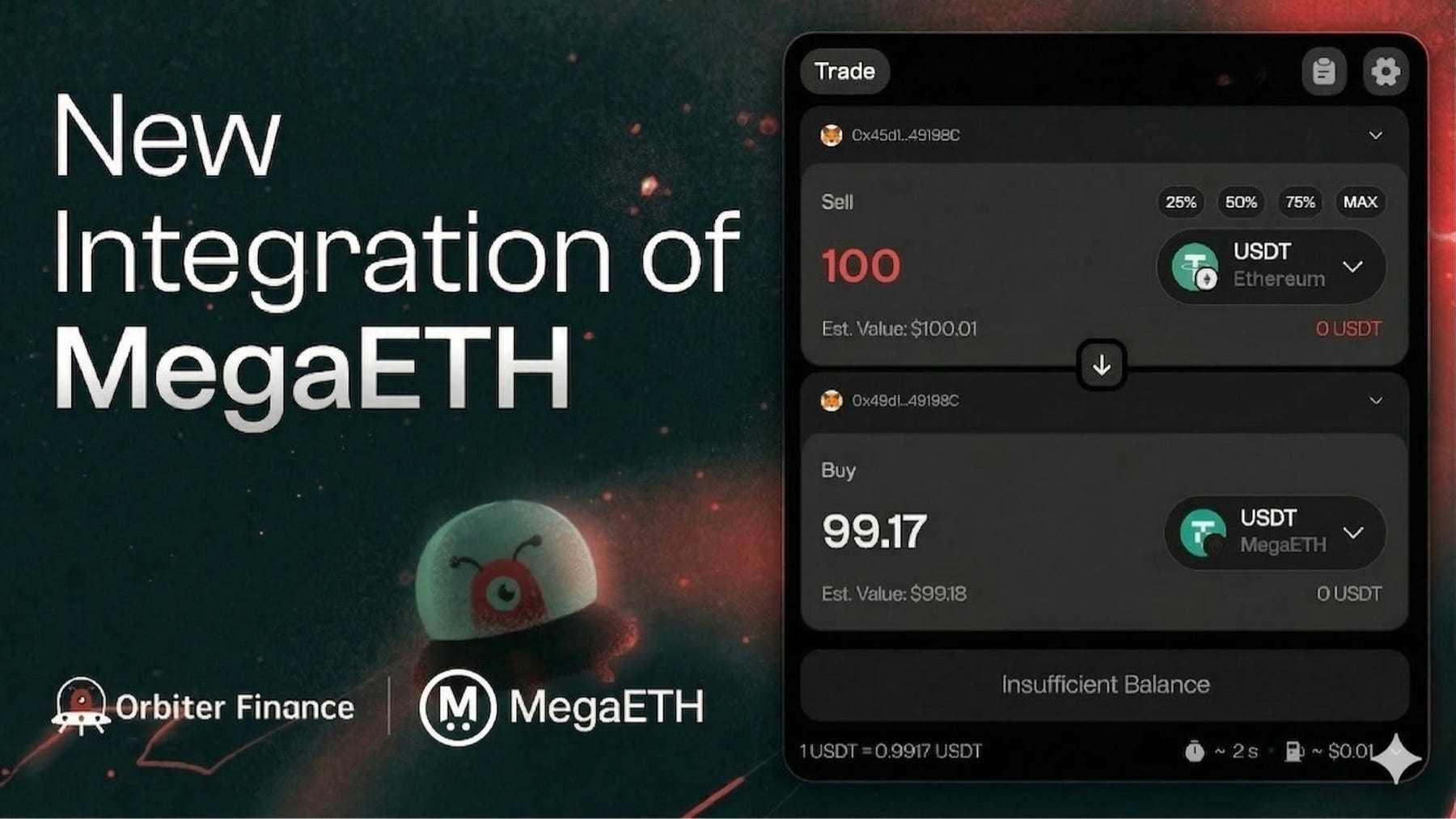 Enter the Rabbithole: Orbiter Finance Integrates MegaETH for Real-Time Blockchain Access