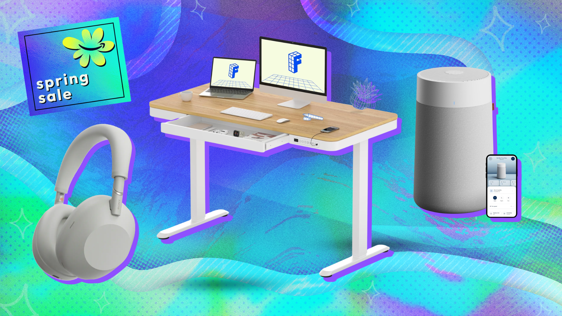 Get productive with work from home essentials on sale at Amazons spring sale: Standing desks, monitors, more