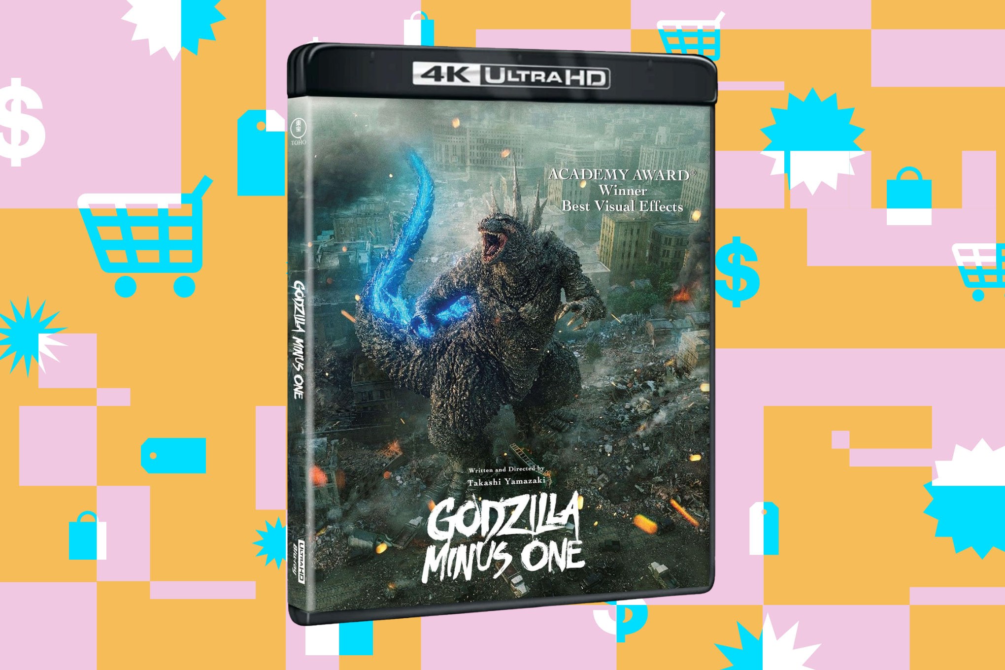 Godzilla Minus One, a very good movie, is $15 on 4K Blu-ray