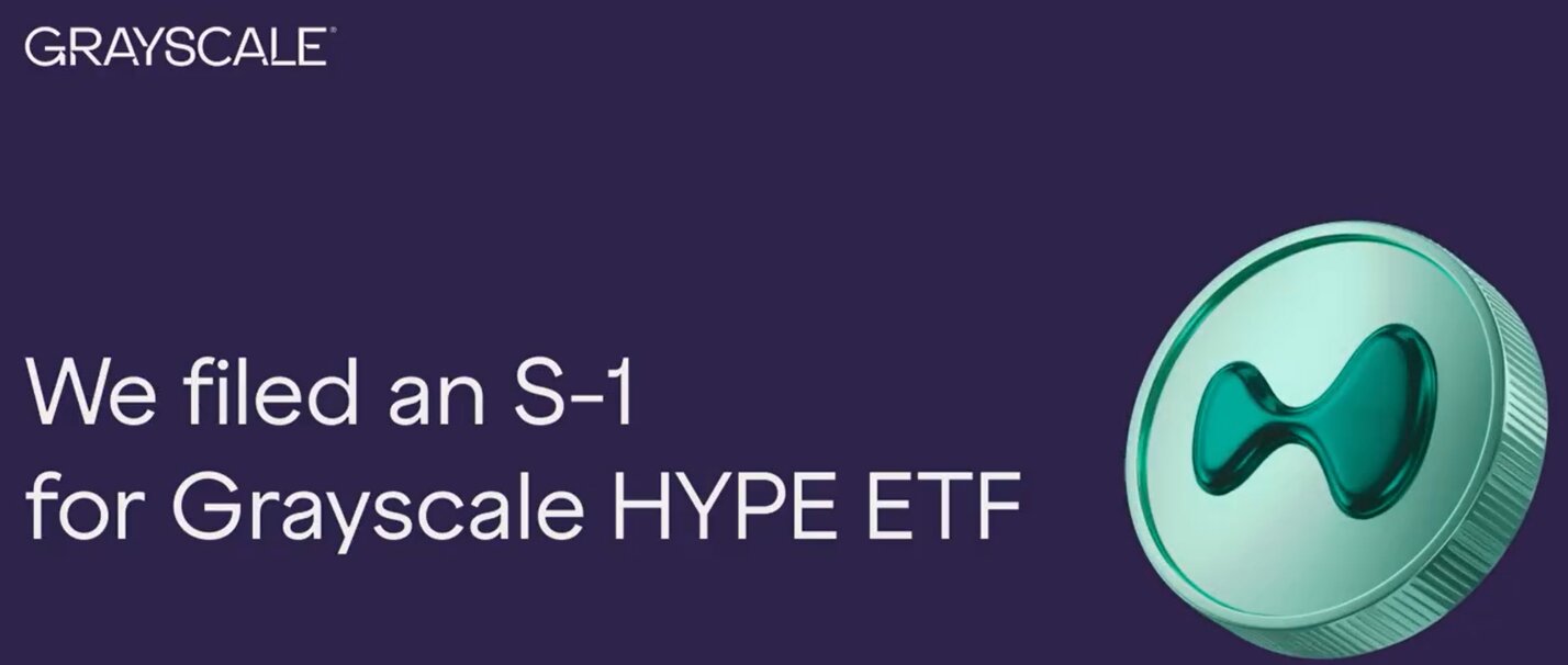 Grayscale Files $8.6B HYPE ETF (GHYP)