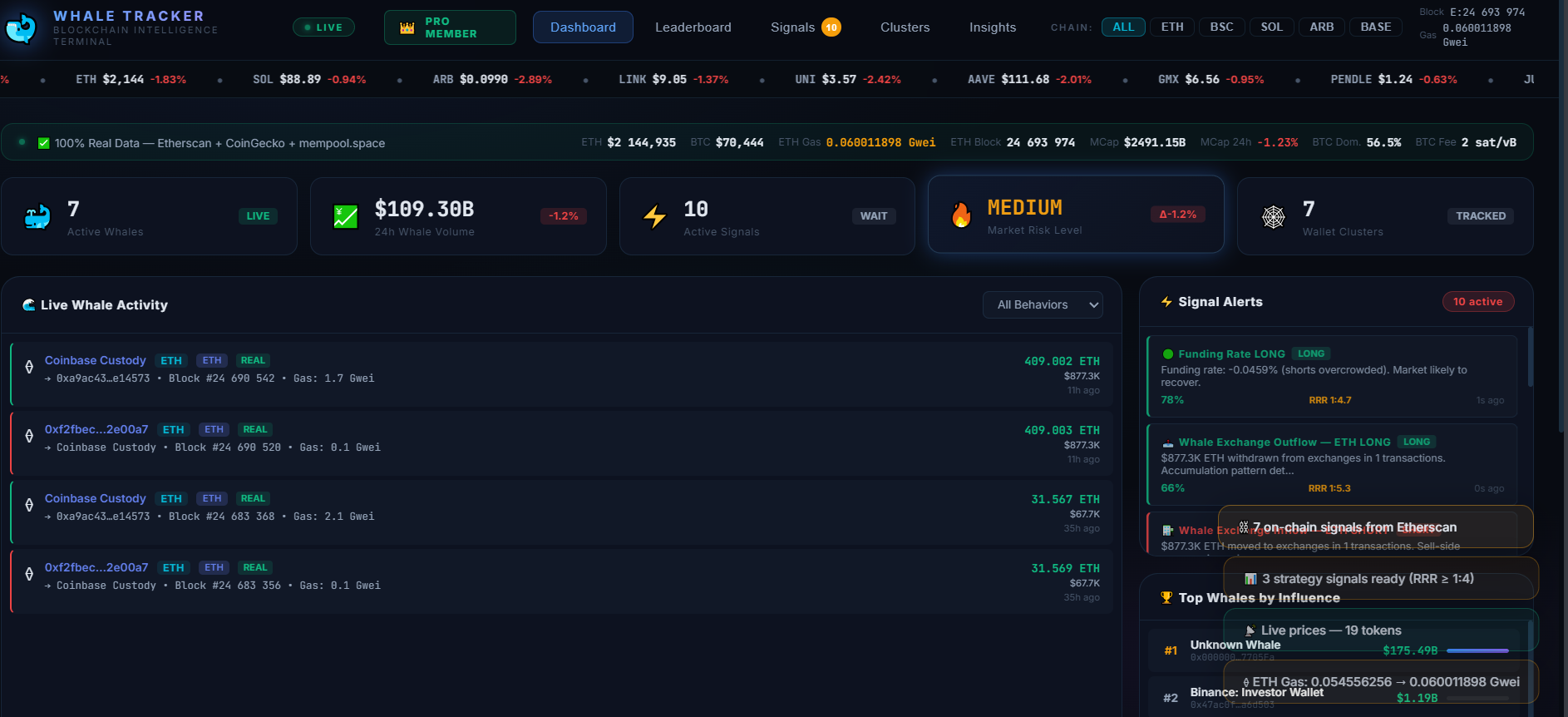 I Tried a Whale Tracking Terminal And It Started Giving Me Trade Setups