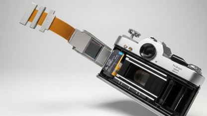 I’m Back Roll: Kamerasensor für Analogkameras steckt komplett im Gehäuse