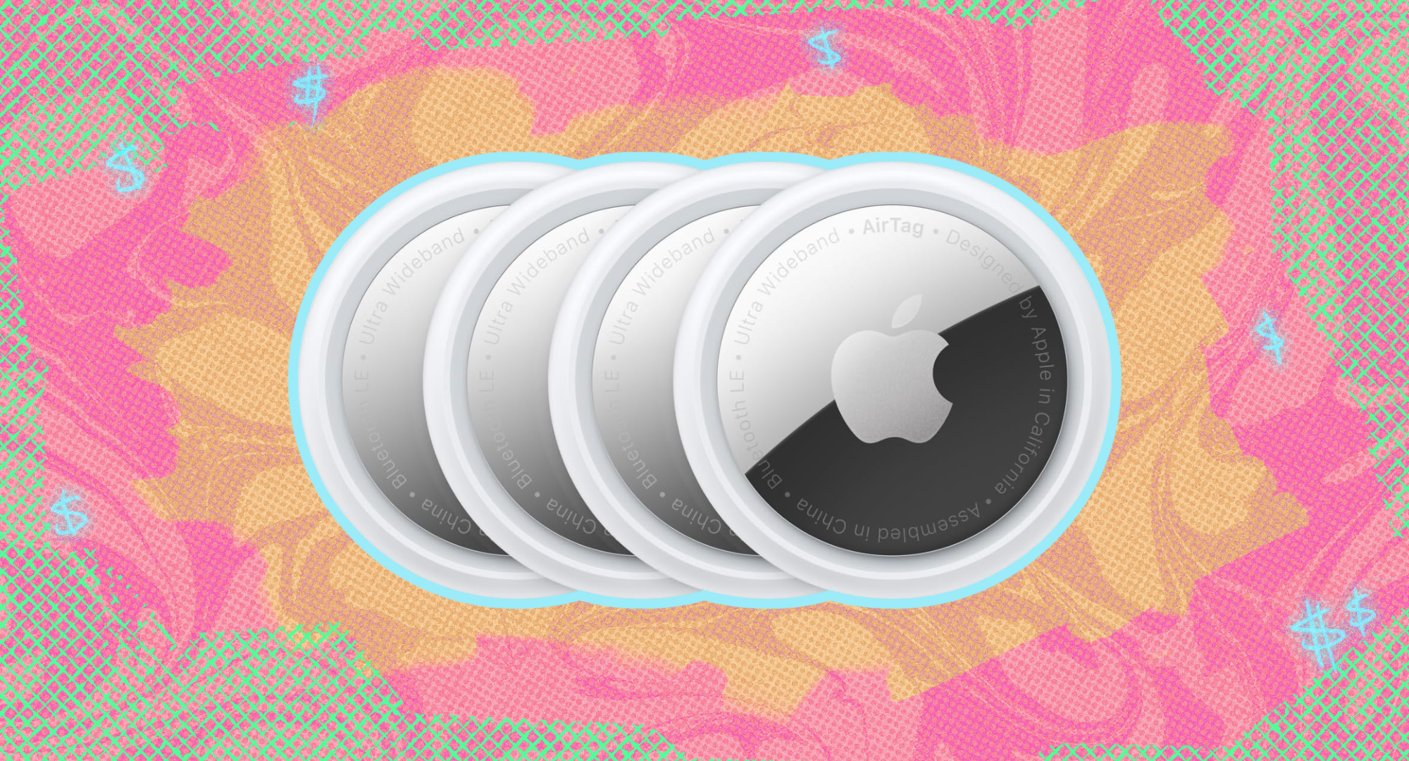 Keep track of your keys, luggage, and pets with this $64 Apple AirTag 4-pack