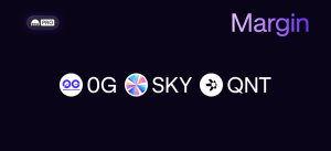 New assets and pairs available for margin trading: 0G, SKY, QNT!