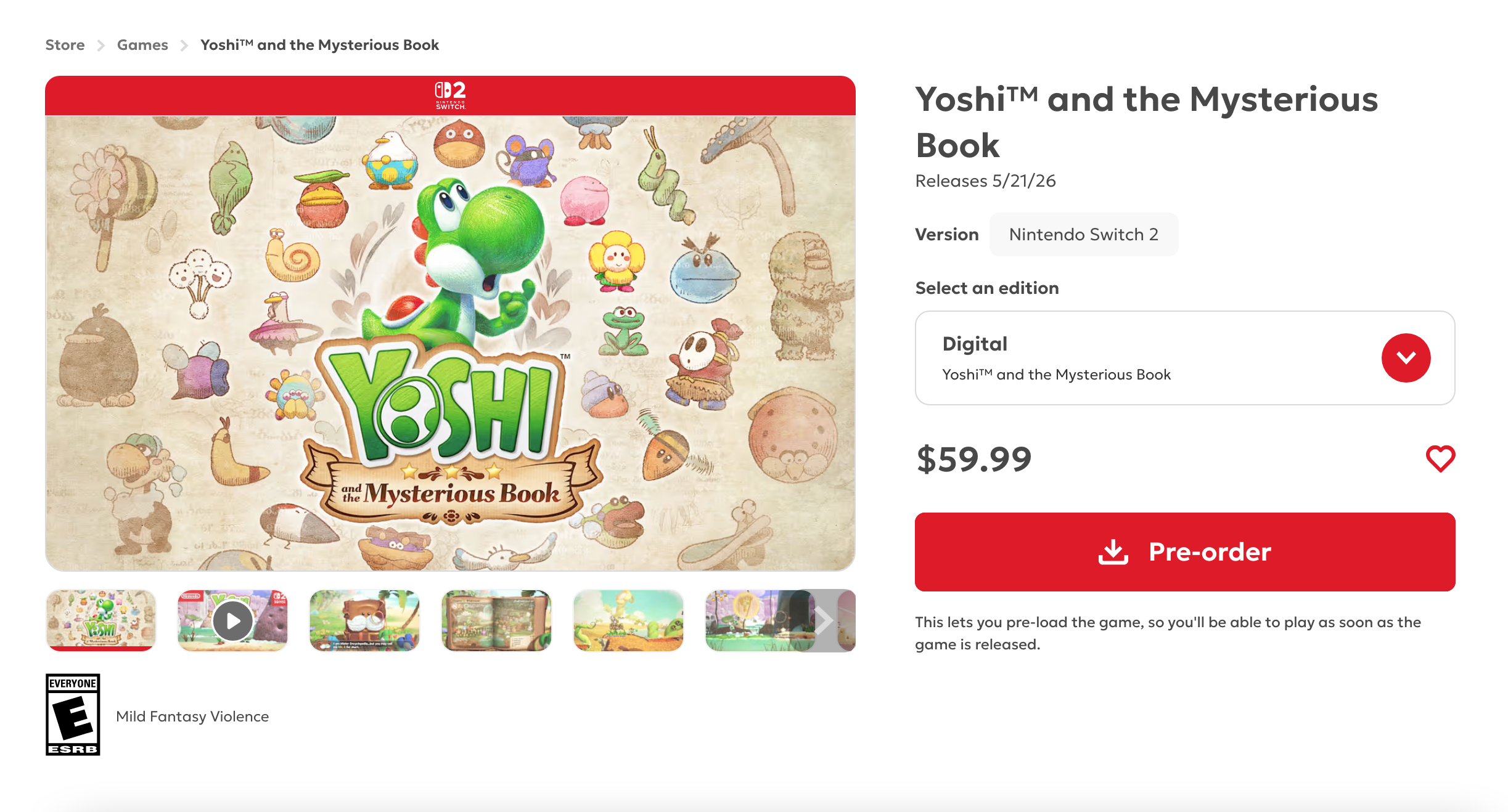 Nintendo to start charging different prices for first-party digital and physical games