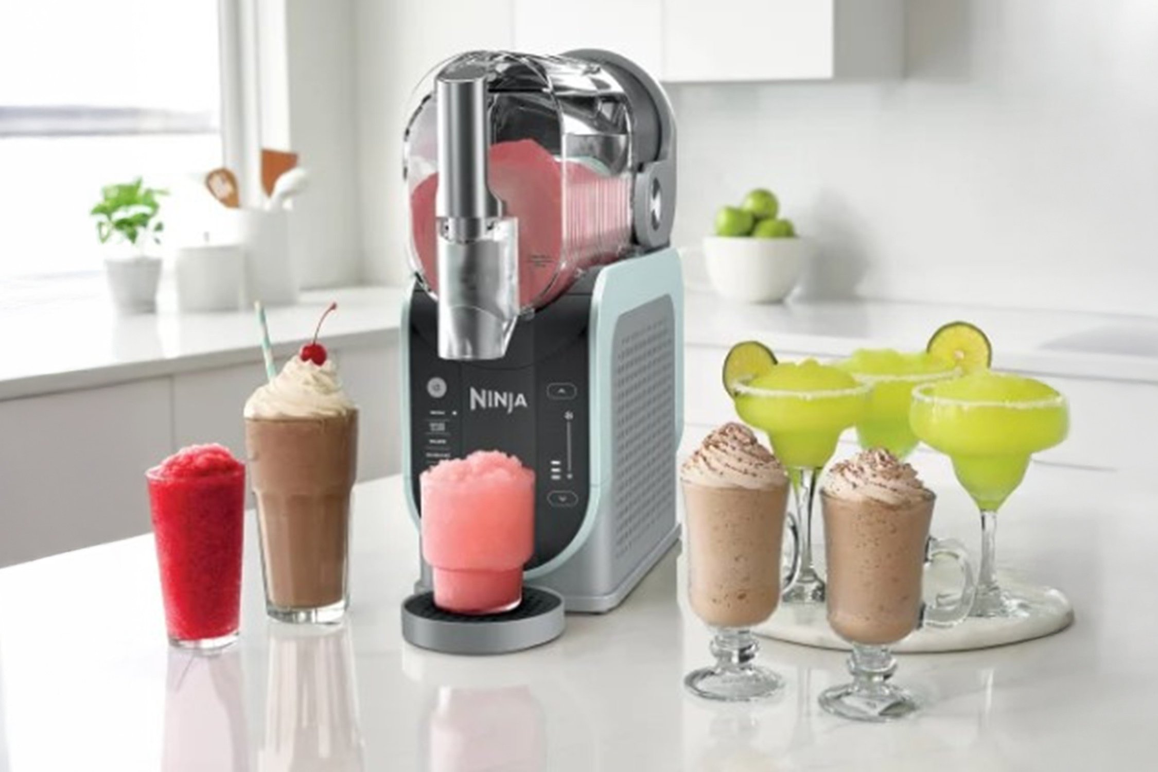No ice, no problem — turn anything into a frozen drink with the Ninja Slushi, now $150 off