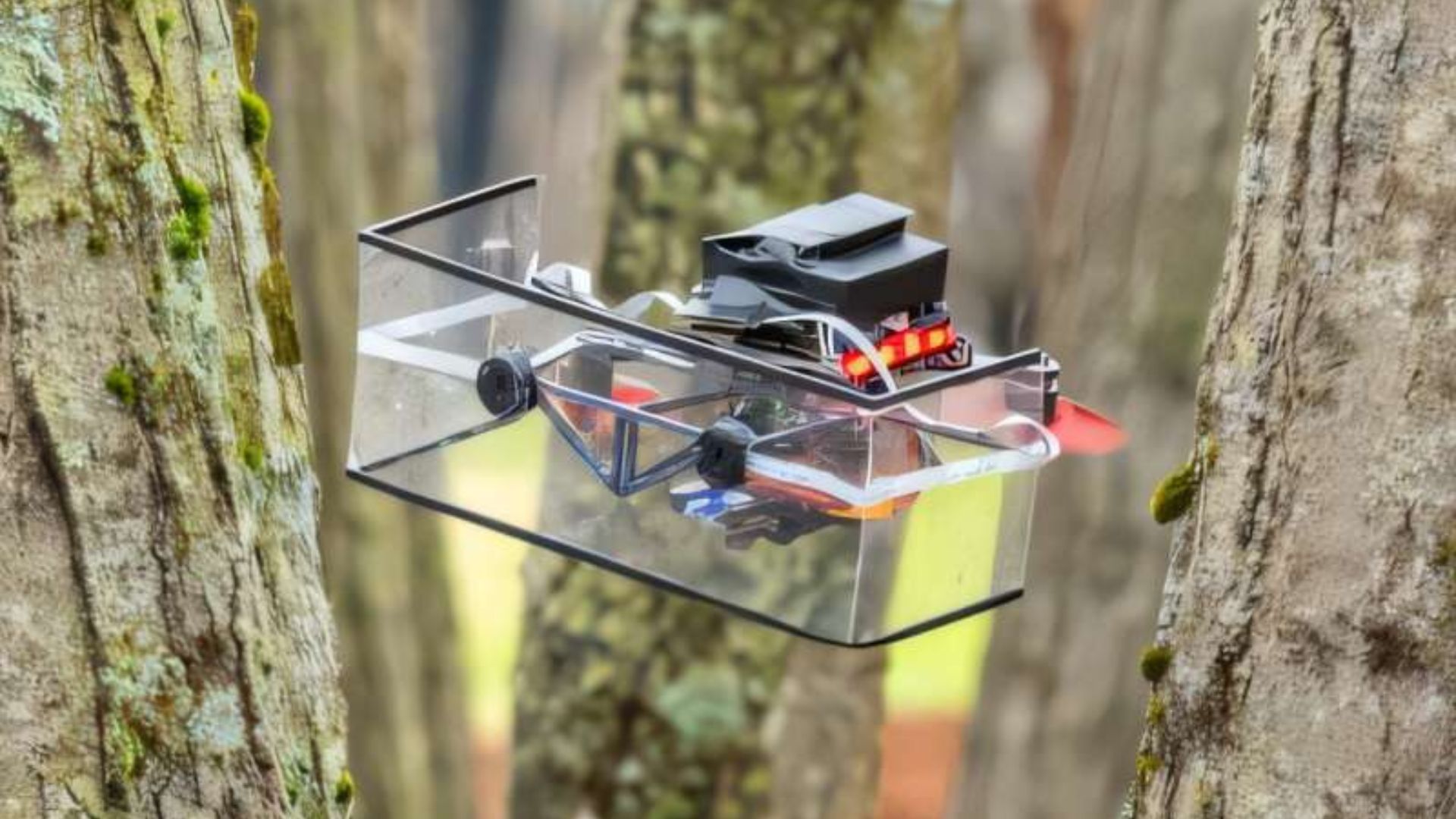 Palm-sized drones with ultra-light sensors mimic bats to beat fog, smoke and tight spaces