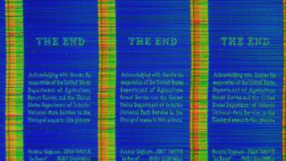 Retro: Mikroskop zeigt Bilder auf CED-Videodisc