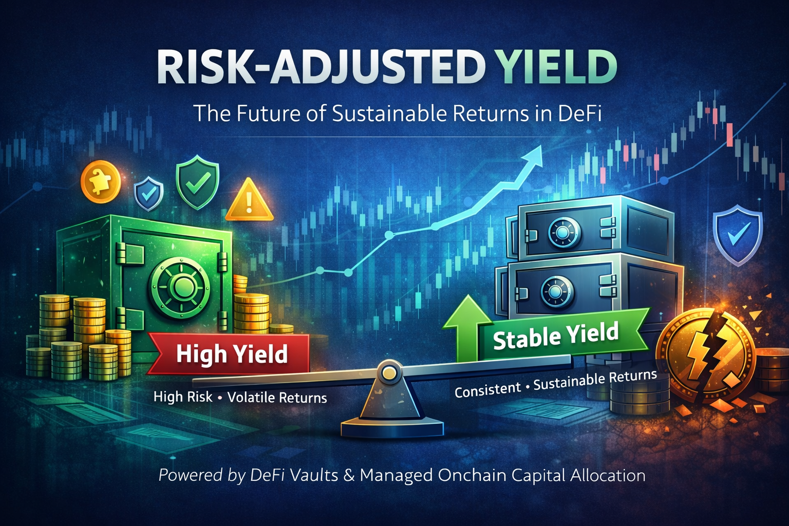 Risk-adjusted yield shifts the focus from chasing high APY to evaluating sustainable returns in…