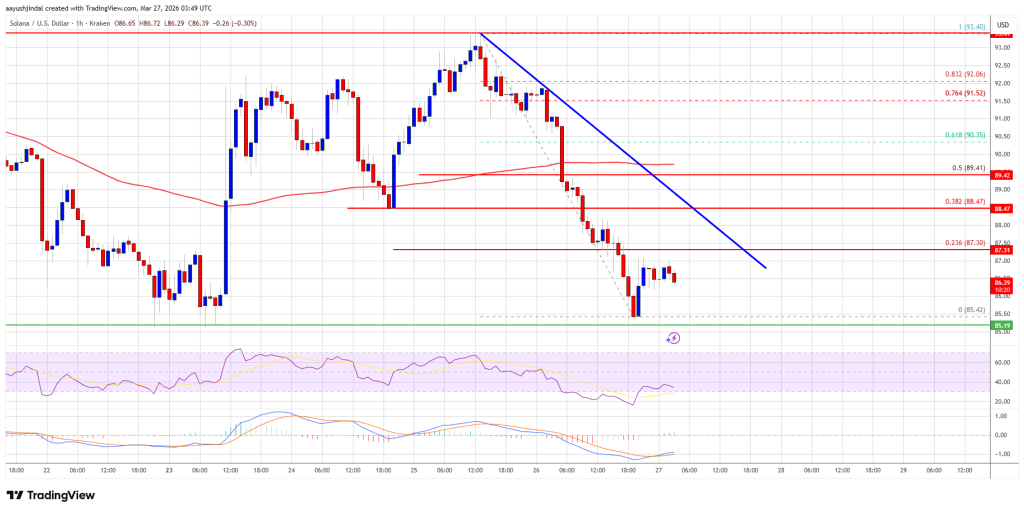 Solana (SOL) Hits Key Support, Will Bulls Hold the Line?