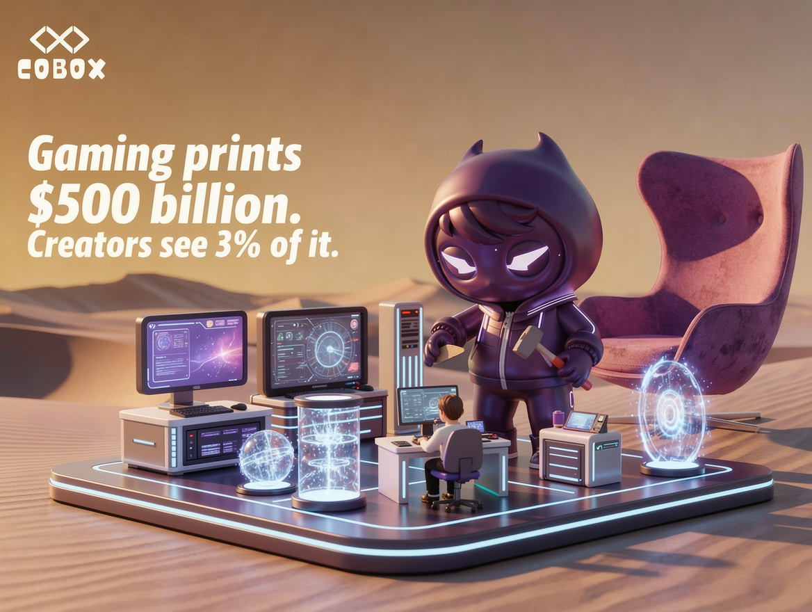 The $500B Gaming Economy and Why Creators Are Still Getting the Smallest Slice