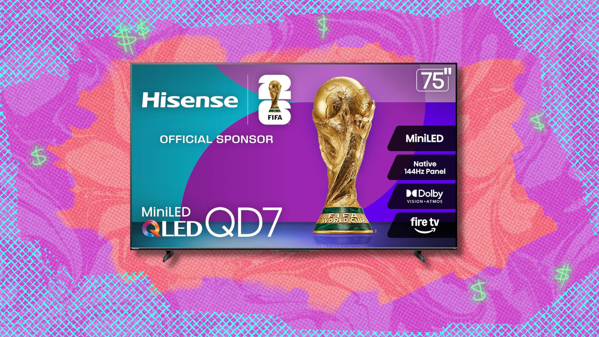 The Hisense 75-inch QD7 TV has dropped to its lowest-ever price at Amazon — save over $100