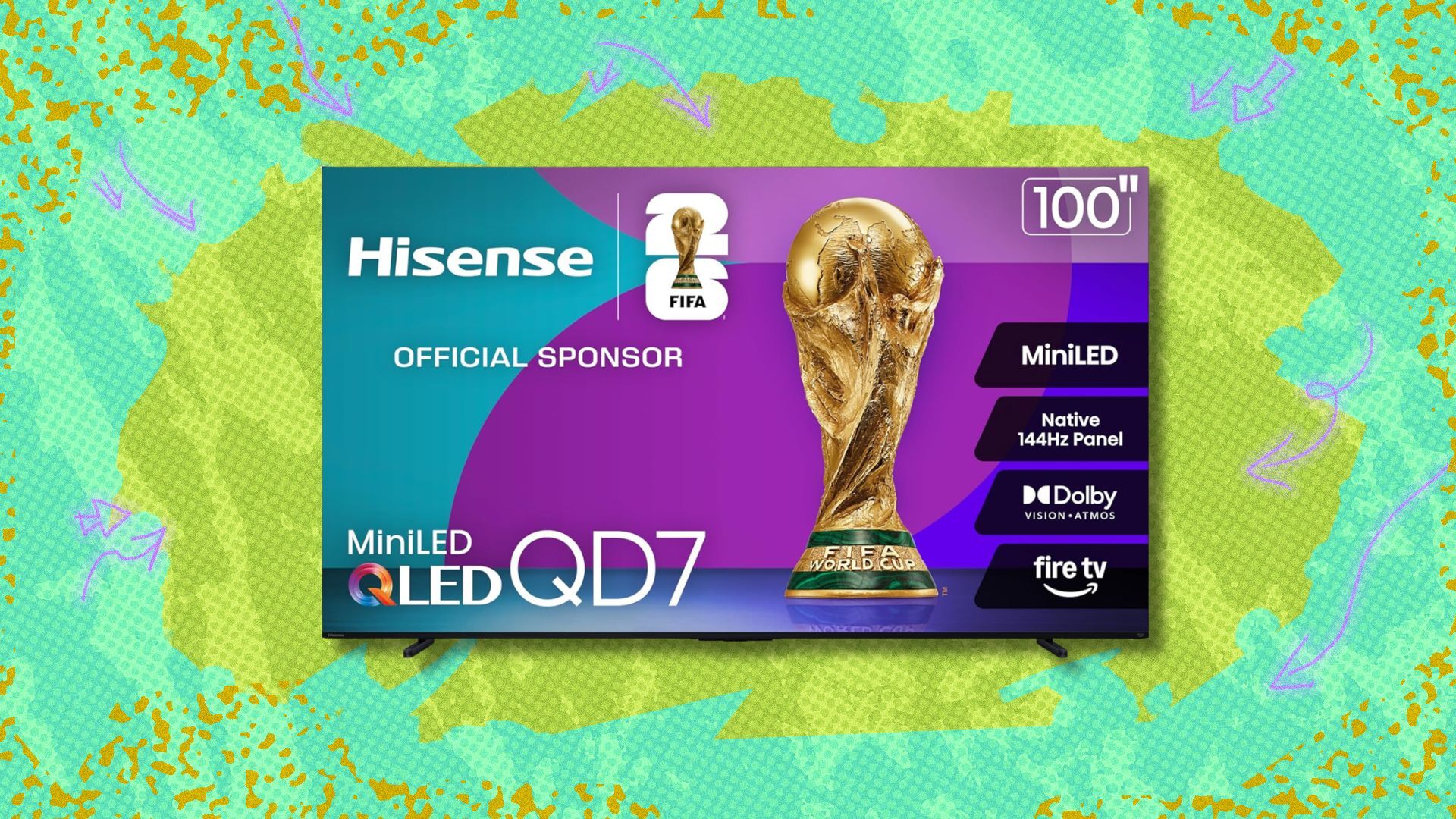 The huge Hisense 100-inch Class QD7 Mini-LED 4K TV has hit its lowest-ever price at Amazon — save over $500