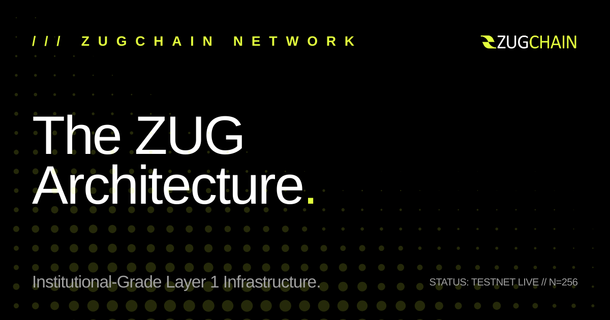 The ZUG Architecture: Engineered for Sovereign Finance and Uncompromising Scalability