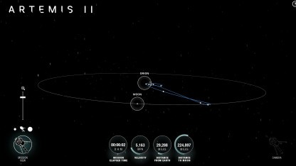 Tracker: Artemis II nach dem Start in Echtzeit mitverfolgen