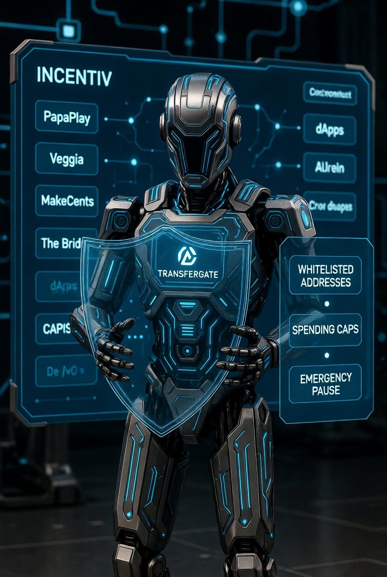 TransferGate: The Agent Bodyguard on Incentiv — How Native Security Rules Make Rogue Agents…