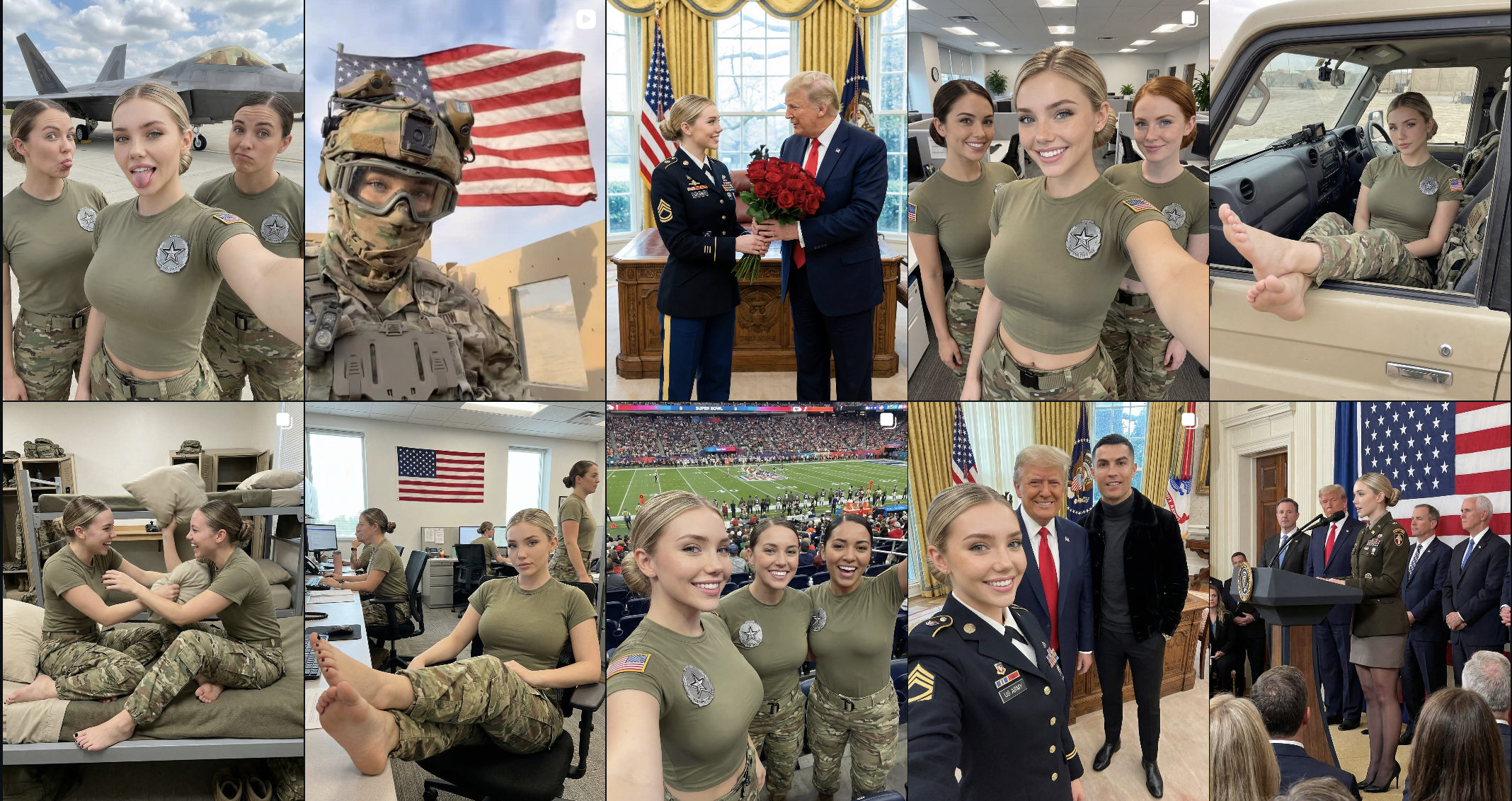 Trump Supporters Getting Scammed by AI-Generated Foot Fetish Model