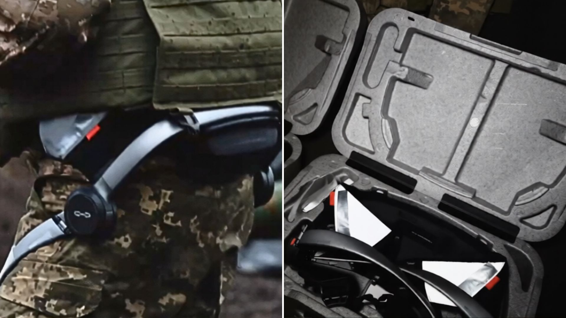 Ukrainian troops test exoskeletons on the battlefield to ease artillery workload