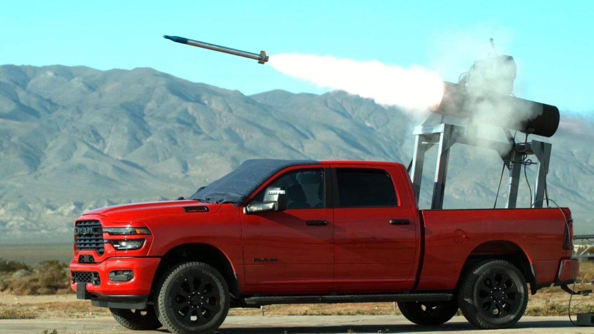 US firm fires missiles at twice the speed of sound from pickup truck launcher