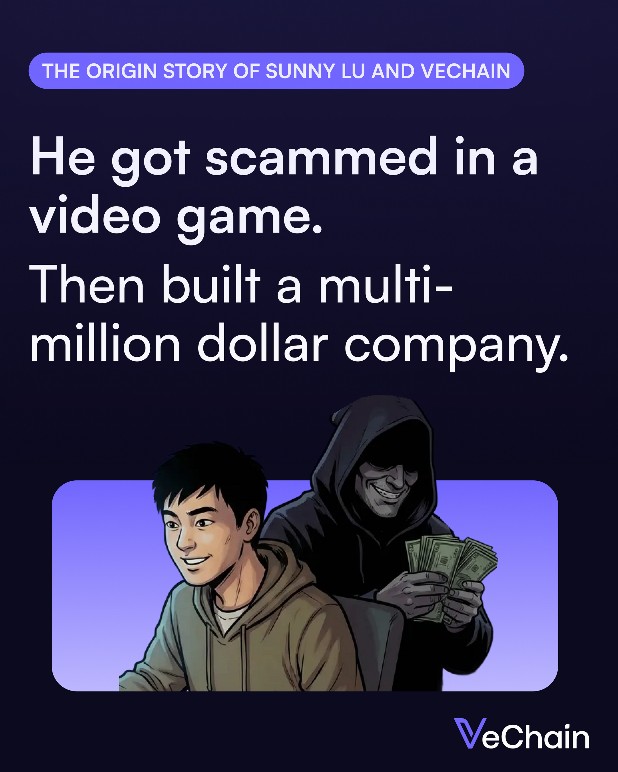 VeChain, Sunny Lu & The $300 Scam That Built a Blockchain