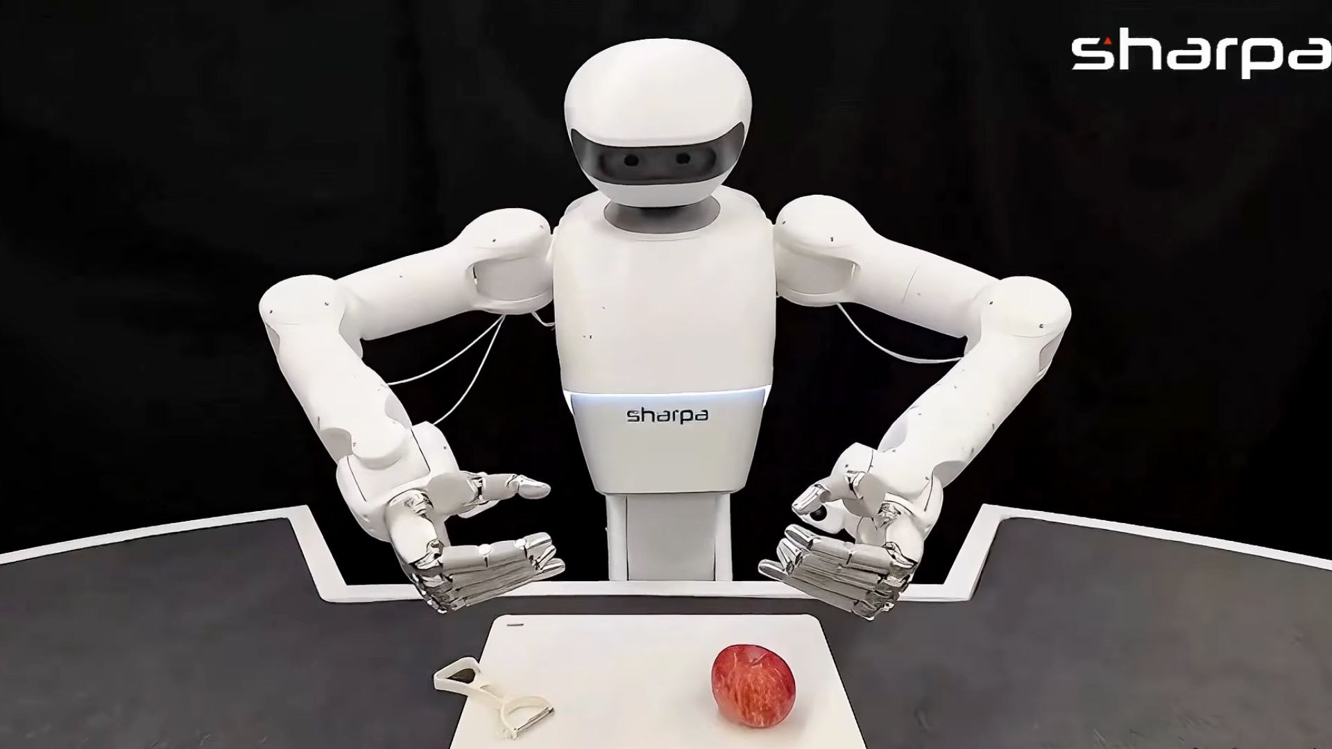 Video: Sharpa’s humanoid robot delicately peels apples with human-like hand motion