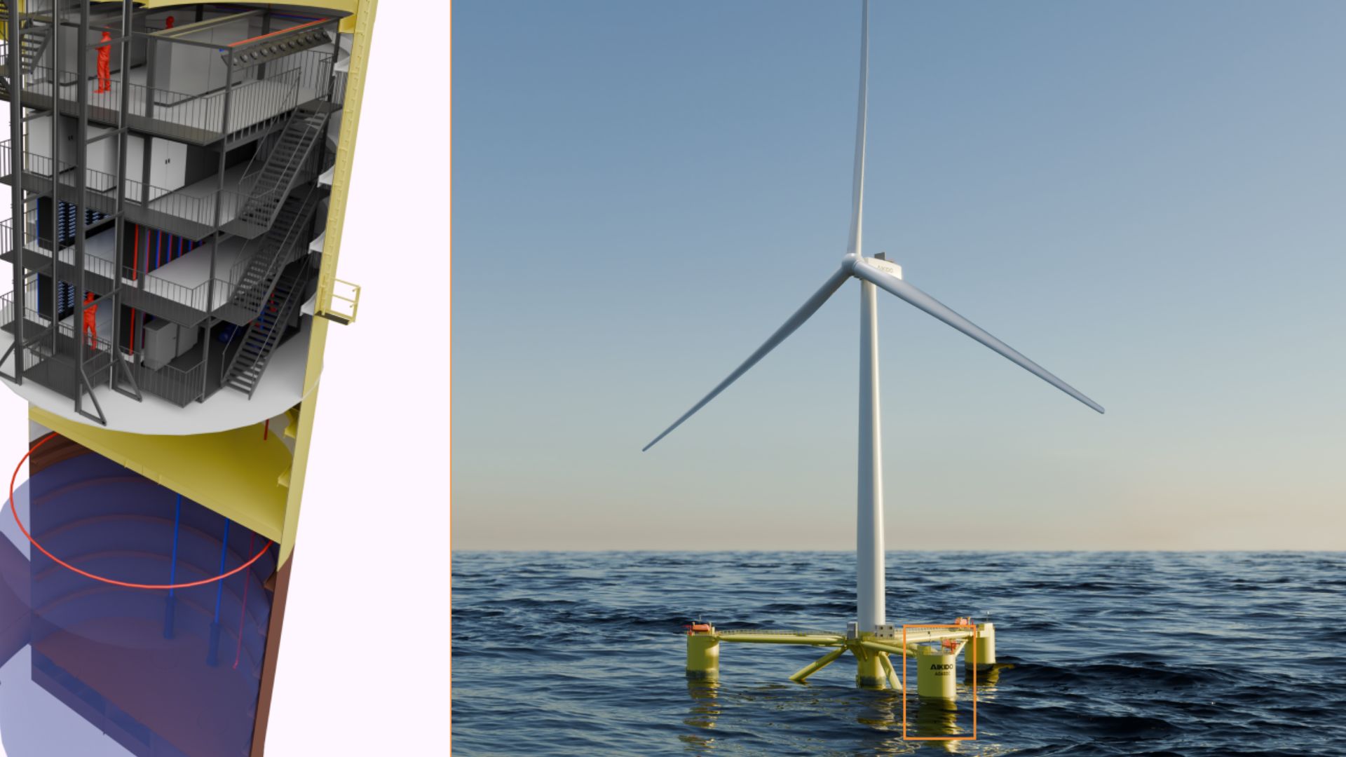 World-first: US firm plans to house data centers inside floating wind turbine platforms