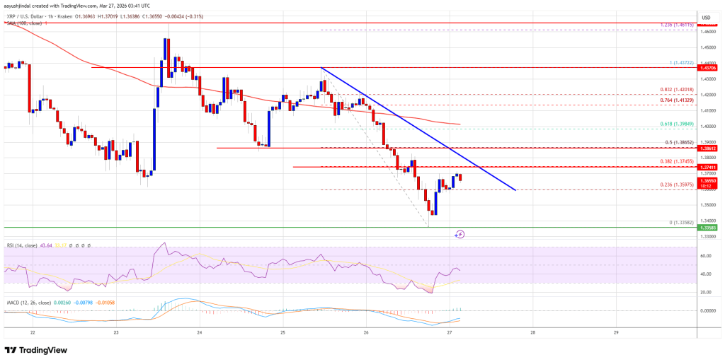 XRP Price Turns Soft, Red Signals Renewed Bearish Pressure